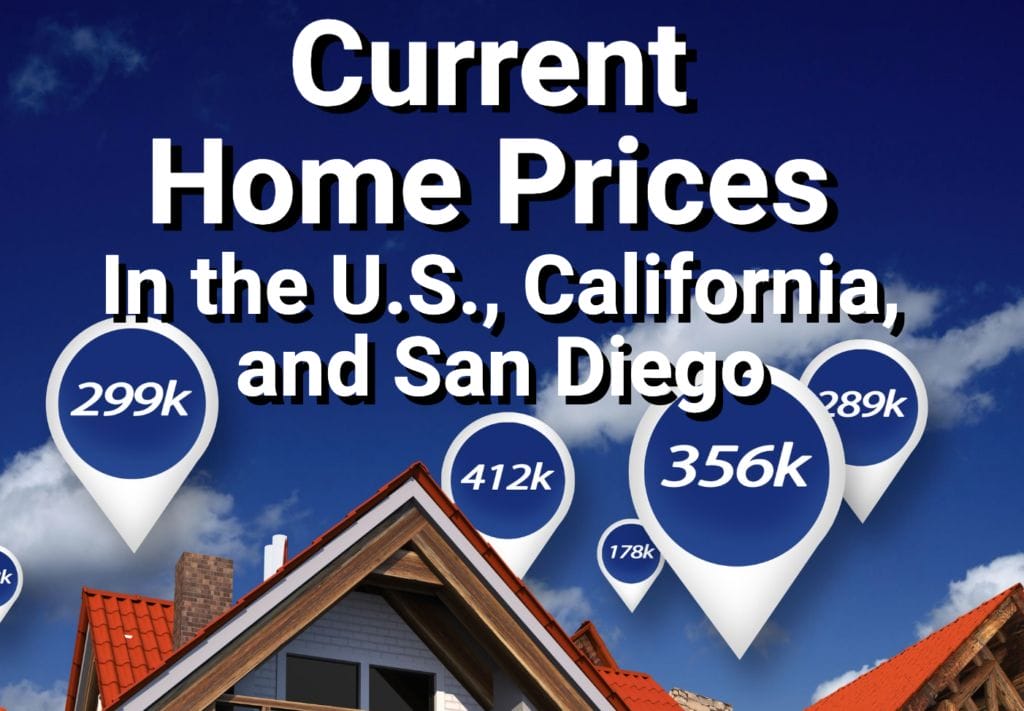 Price pricing concept. Prices above houses